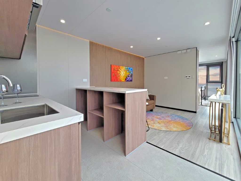 Apple Cabin living area